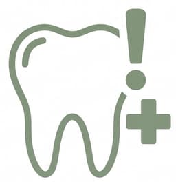 Emergency dental care icon