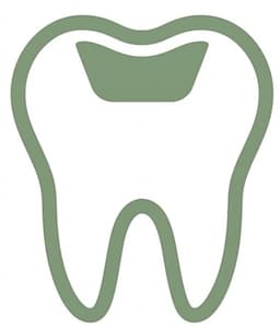 Dental filling icon