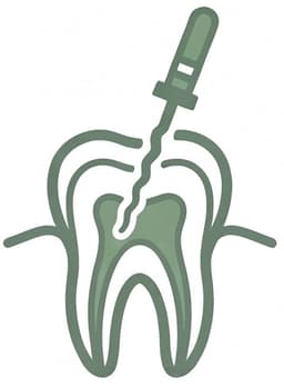 Root canal icon