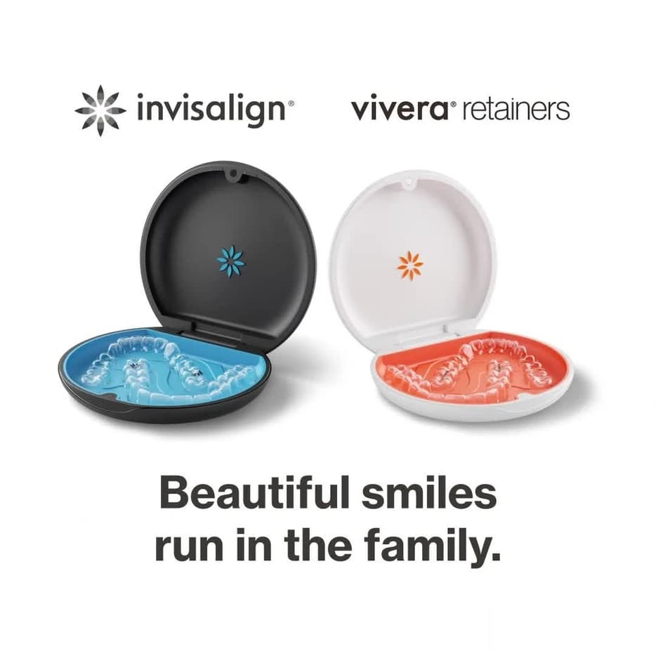 Clear aligners for Invisalign smile straightening